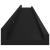 Rafturi de perete, 2 buc., negru, 100x9x3 cm GartenMobel Dekor