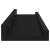 Rafturi de perete, 4 buc., negru, 40x9x3 cm GartenMobel Dekor