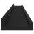 Rafturi de perete, 4 buc., negru, 80x9x3 cm GartenMobel Dekor
