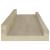 Rafturi de perete, 4 buc., stejar sonoma, 40x9x3 cm GartenMobel Dekor