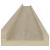 Rafturi de perete, 4 buc., stejar sonoma, 115x9x3 cm GartenMobel Dekor