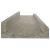 Rafturi de perete, 2 buc., gri beton, 40x9x3 cm GartenMobel Dekor