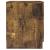 Noptiere, 2 buc., stejar afumat, 40x40x50 cm, lemn prelucrat GartenMobel Dekor
