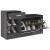 Banchetă pantofar, gri, 94,5x31x57 cm, lemn prelucrat GartenMobel Dekor