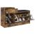 Banchetă pantofar, stejar afumat, 94,5x31x57 cm, lemn prelucrat GartenMobel Dekor