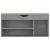 Bancă pantofar cu pernă gri beton 104x30x49 cm, lemn prelucrat GartenMobel Dekor