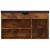 Pantofar cu pernă, stejar afumat, 80x30x47 cm, lemn prelucrat GartenMobel Dekor