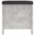 Cutie depozitare pernă gri beton, 105x40x45 cm, lemn prelucrat GartenMobel Dekor