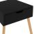 Noptiere, 2 buc, negru extralucios, 40x40x56 cm, lemn prelucrat GartenMobel Dekor