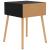 Noptiere, 2 buc, negru extralucios, 40x40x56 cm, lemn prelucrat GartenMobel Dekor