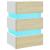 Noptieră cu LED, alb/stejar sonoma, 45x35x67 cm, lemn prelucrat GartenMobel Dekor