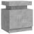 Noptieră, gri beton, 45x35x52 cm, lemn prelucrat GartenMobel Dekor