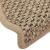 Covorașe scări autoadezive, 15 buc. bej închis, 65x21x4cm sisal GartenMobel Dekor