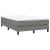 Pat box spring cu saltea, gri închis, 120x190 cm, textil GartenMobel Dekor