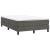 Pat box spring cu saltea, gri închis, 120x190 cm, catifea GartenMobel Dekor
