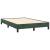 Pat box spring cu saltea, verde închis, 120x190 cm, catifea GartenMobel Dekor