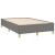 Pat box spring cu saltea, gri închis, 120x190 cm, textil GartenMobel Dekor