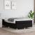 Pat box spring cu saltea, negru, 120x190 cm, catifea GartenMobel Dekor