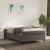 Pat box spring cu saltea, gri închis, 120x190 cm, catifea GartenMobel Dekor