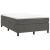 Pat box spring cu saltea, gri închis, 120x190 cm, catifea GartenMobel Dekor