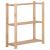 Raft depozitare 3 niveluri, 80x28,5x90 cm, lemn masiv de pin GartenMobel Dekor
