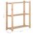 Raft depozitare 3 niveluri, 80x28,5x90 cm, lemn masiv de pin GartenMobel Dekor