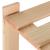 Raft depozitare 3 niveluri, 80x28,5x90 cm, lemn masiv de pin GartenMobel Dekor