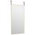 Oglindă pentru ușă, auriu, 40x80 cm, sticlă și aluminiu GartenMobel Dekor