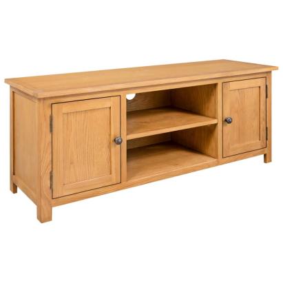 Comodă TV, 110x35x44 cm, lemn masiv de stejar GartenMobel Dekor