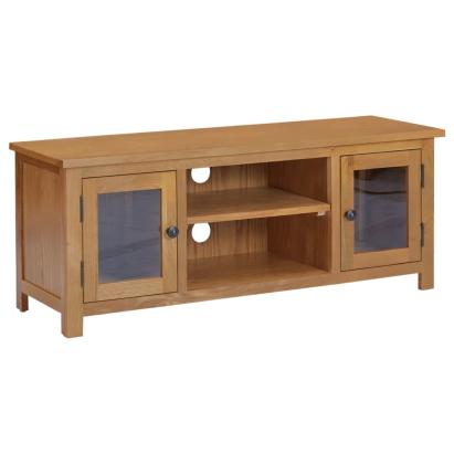 Comodă TV, 110x35x44 cm, lemn masiv de stejar GartenMobel Dekor