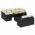 Set canapele de grădină cu perne, 11 piese, negru, poliratan GartenMobel Dekor