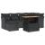 Set canapele de grădină cu perne, 7 piese, negru, poliratan GartenMobel Dekor