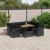Set mobilier de grădină cu perne, 8 piese, negru, poliratan GartenMobel Dekor