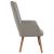 Scaun de relaxare, gri deschis, catifea GartenMobel Dekor