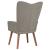 Scaun de relaxare, gri deschis, catifea GartenMobel Dekor