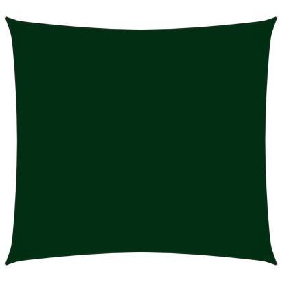 Parasolar, verde închis, 6x6 m, țesătură oxford, pătrat GartenMobel Dekor