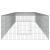 Cușcă pentru iepuri, 4 panouri, 325x109x54 cm, fier galvanizat GartenMobel Dekor