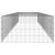 Cușcă pentru iepuri, 5 panouri, 541x109x54 cm, fier galvanizat GartenMobel Dekor