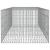 Cușcă pentru iepuri, 4 panouri, 217x79x54 cm, fier galvanizat GartenMobel Dekor