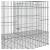Cușcă pentru iepuri, 4 panouri, 217x79x54 cm, fier galvanizat GartenMobel Dekor