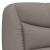 Cadru de pat cu tăblie, gri taupe, 80x200 cm, textil GartenMobel Dekor
