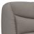 Cadru de pat cu tăblie, gri taupe, 100x200 cm, textil GartenMobel Dekor