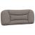Cadru de pat cu tăblie, gri taupe, 100x200 cm, textil GartenMobel Dekor