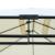 Pavilion/foisor pentru gradina/terasa, cadru metalic, cu perdele, crem, 4x3x2.55 m GartenVIP DiyLine