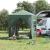 Pavilion pentru camping, cadru metalic, 4 pereti, pliabil, verde, 2x2x2.4 m GartenVIP DiyLine
