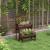 Jardiniera decorativa cu suport pentru plante cataratoare, lemn, 2 nivele, tip butoi, 49x42x80 cm GartenVIP DiyLine