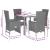 Set mobilier de grădină cu perne, 5 piese, bej, poliratan GartenMobel Dekor