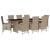 Set de masă pentru grădină, 9 piese, cu perne, bej, poliratan GartenMobel Dekor