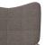 Scaun de relaxare cu taburet,taupe, textil GartenMobel Dekor