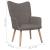 Scaun de relaxare cu taburet,taupe, textil GartenMobel Dekor